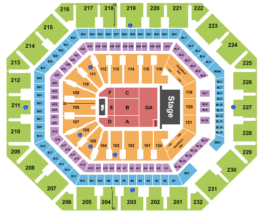 Mortgage Matchup Center Bruce Springsteen Seating Chart